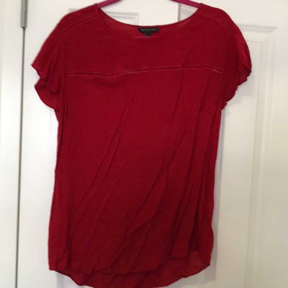 Red Large Banana Republic blouse